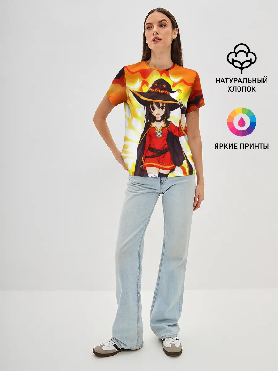 Женская базовая футболка / Mеgumin