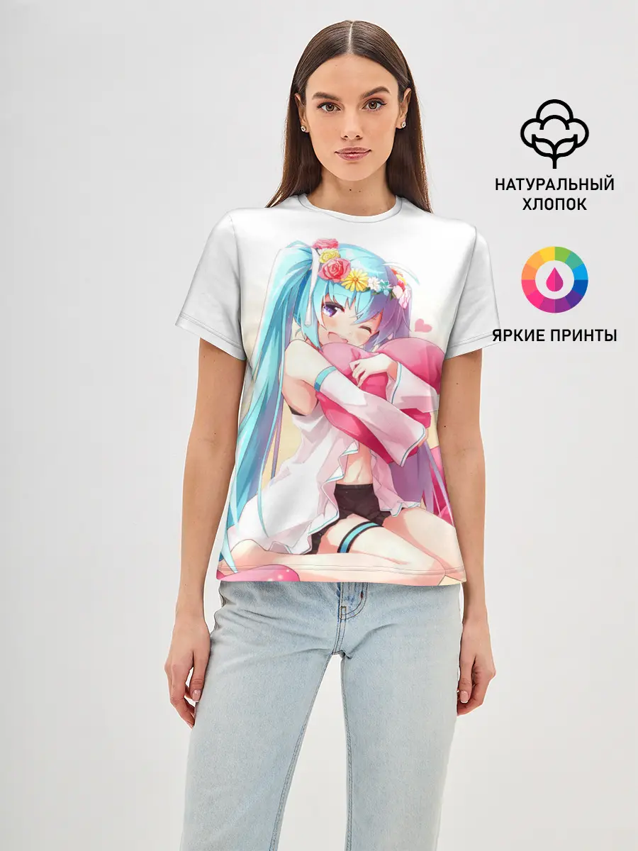 Женская базовая футболка / Милый ангел