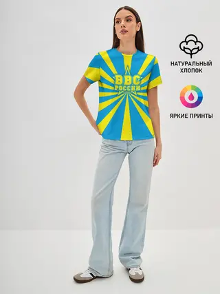 Женская базовая футболка / ВВС России