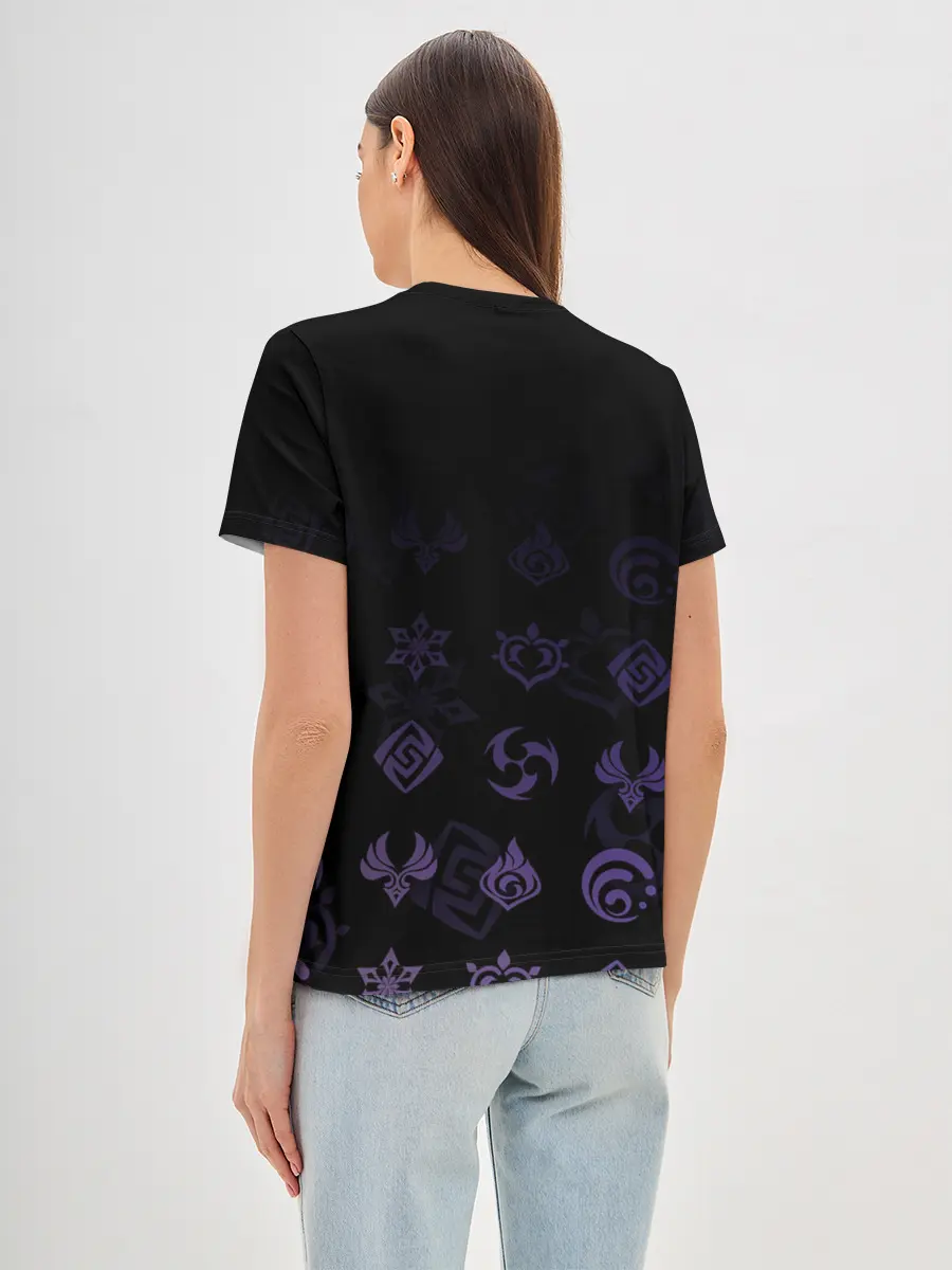 Женская базовая футболка / Сёгун Райдэн / Genshin Impact