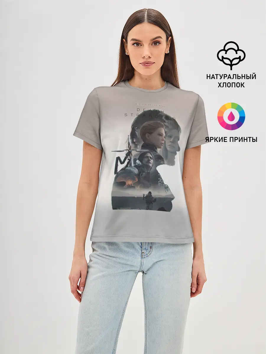 Женская базовая футболка / Death Stranding