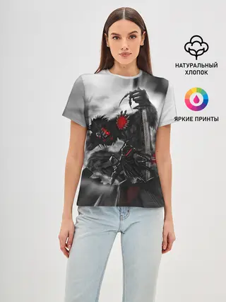 Женская базовая футболка / Sekiro shadows die twice