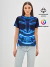 Женская базовая футболка / Неоновая броня | Neon Armor