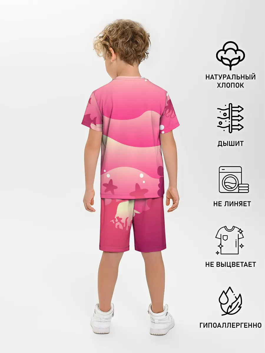 Детская пижама с шортами / Русалка