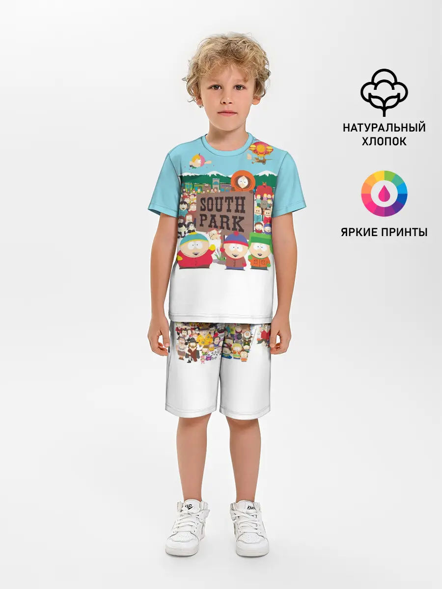 Детская пижама с шортами / Южный Парк