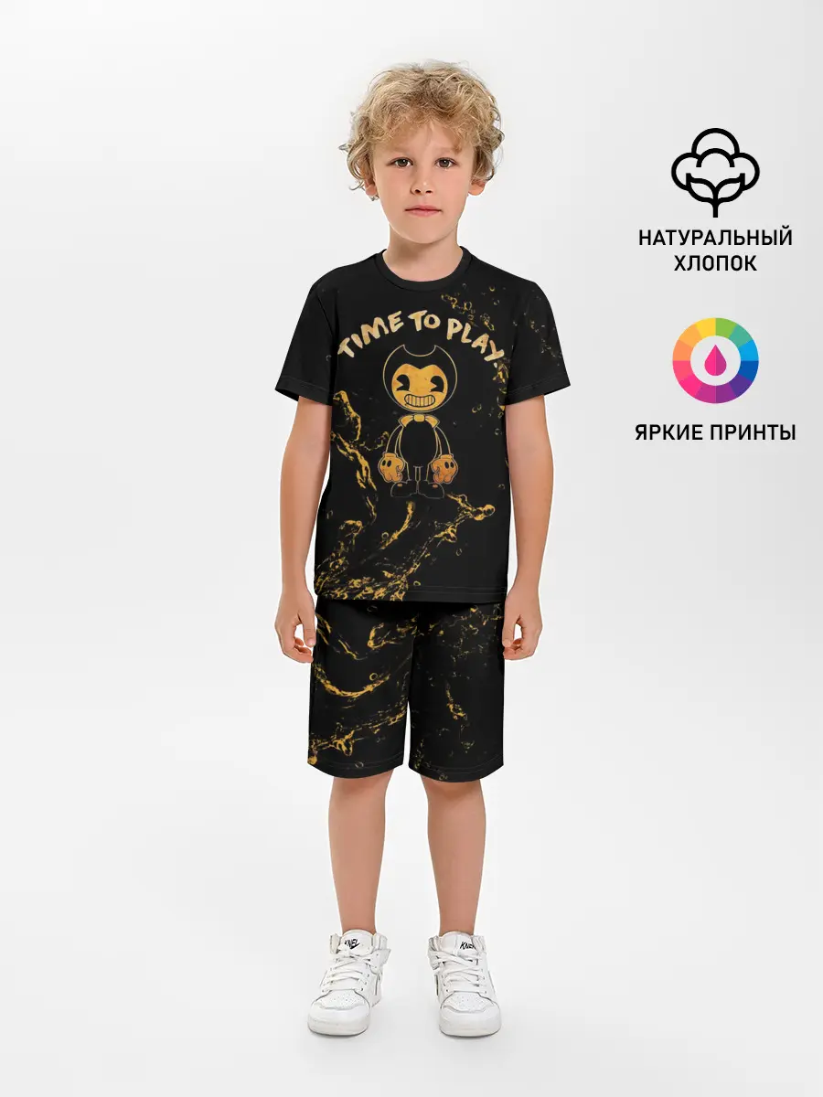 Детская пижама с шортами / Bendy And The Ink Machine