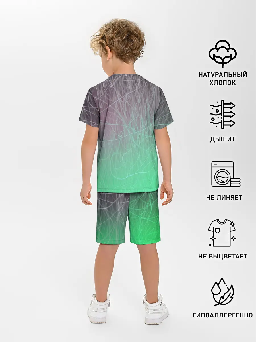 Детская пижама с шортами / Текстура