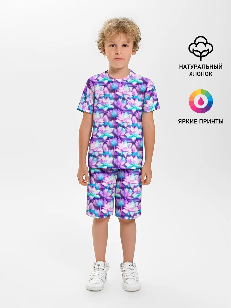 Детская пижама с шортами / Лотос