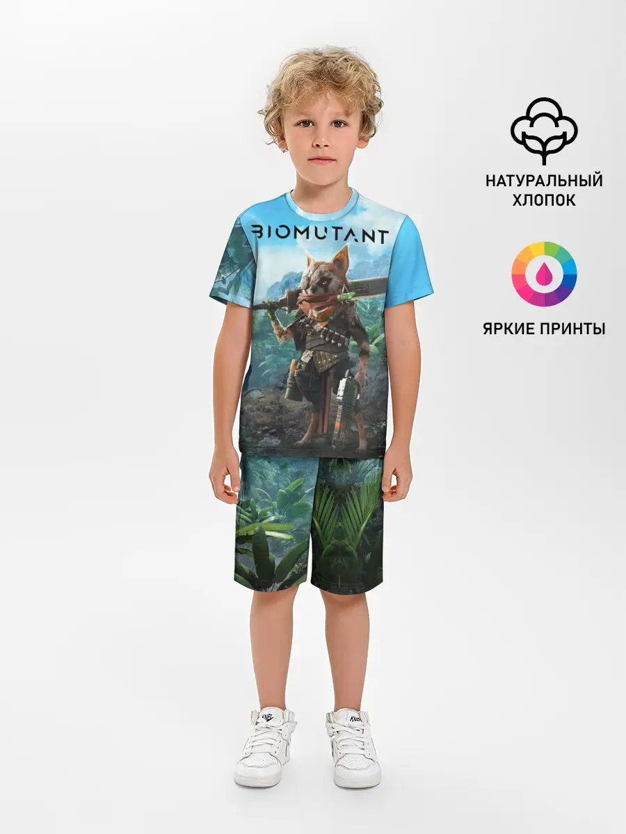 Детская пижама с шортами / Biomutant Биомутант