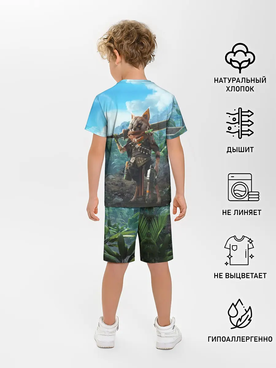Детская пижама с шортами / Biomutant Биомутант