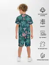 Детская пижама с шортами / Птицы в Цветах