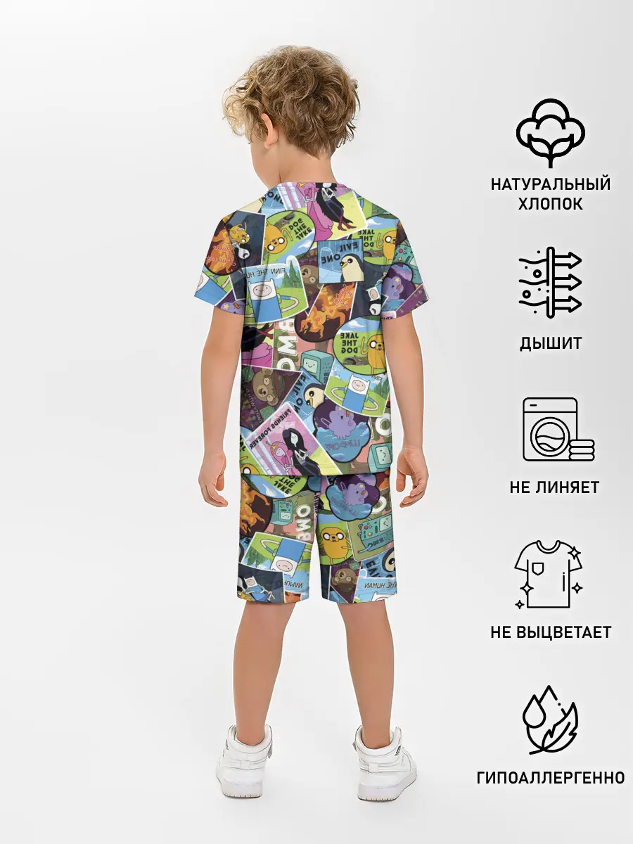 Детская пижама с шортами / Время Приключений