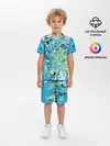 Детская пижама с шортами / Абстракция