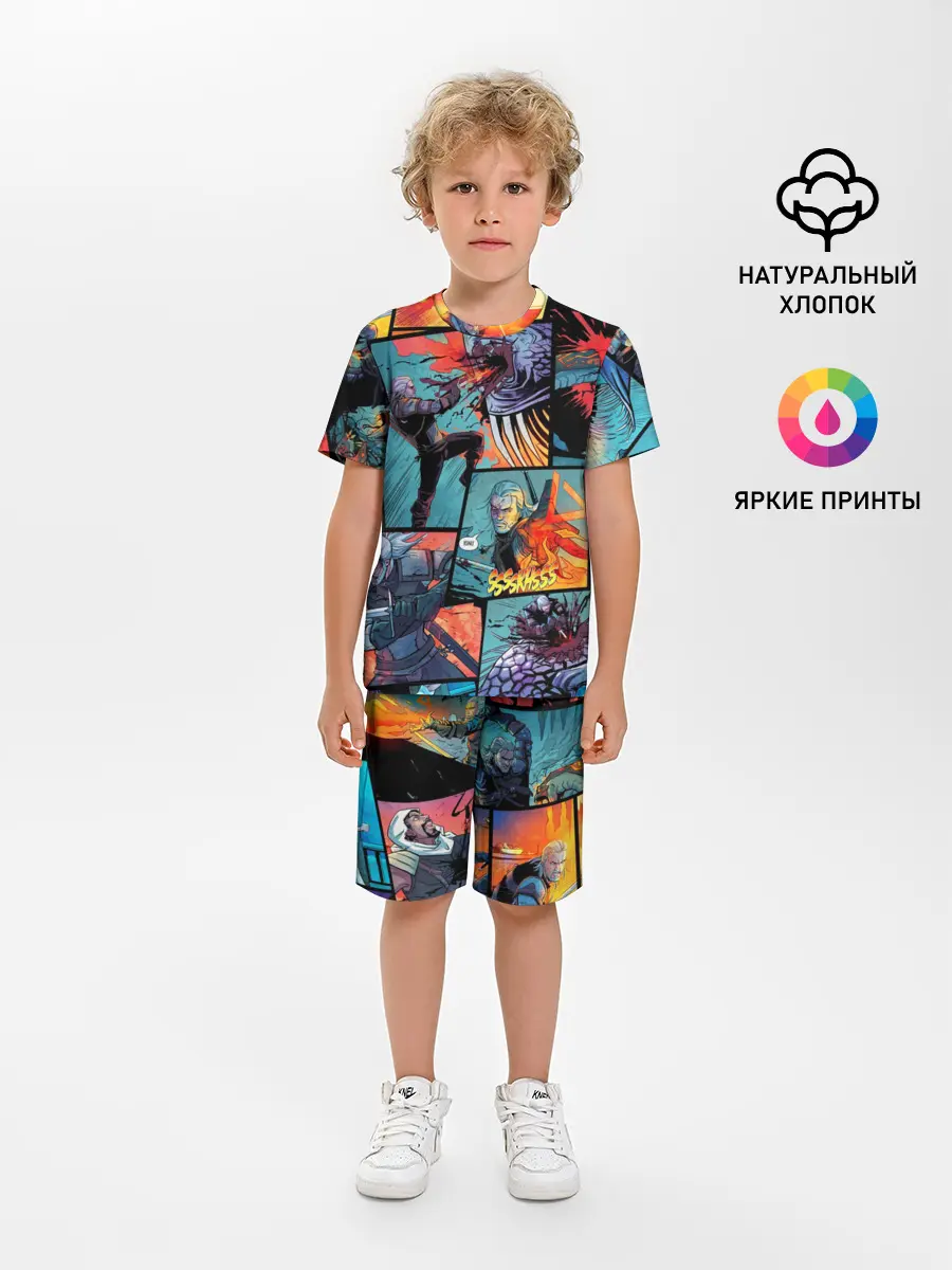 Детская пижама с шортами / Ведьмак / The Witcher