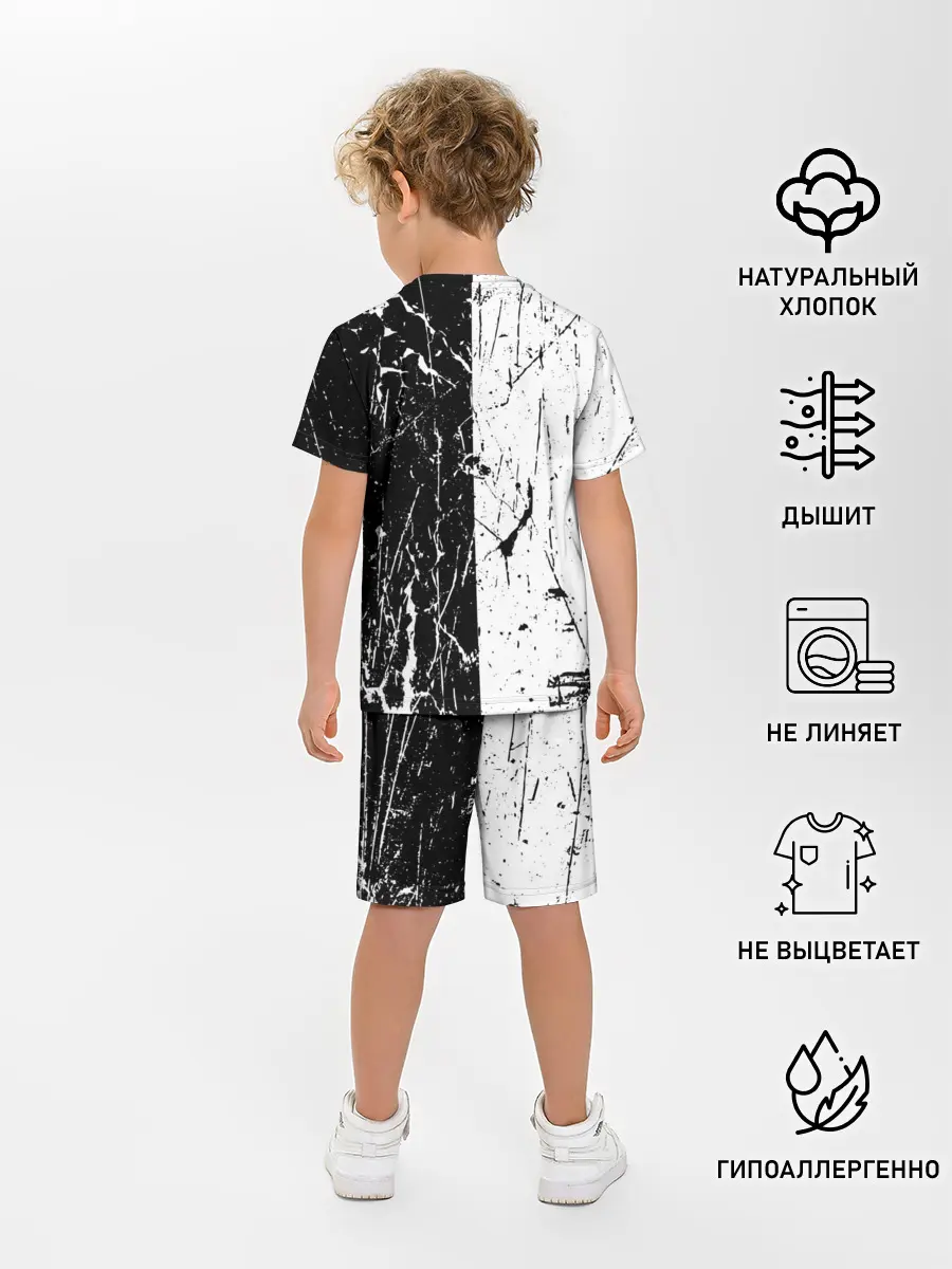 Детская пижама с шортами / ЧБ ГРАНЖ | RED BUTTERFLY