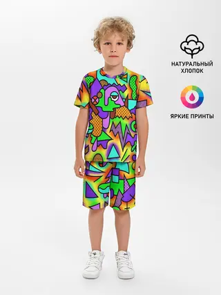 Детская пижама с шортами / Хаус в душе и голове