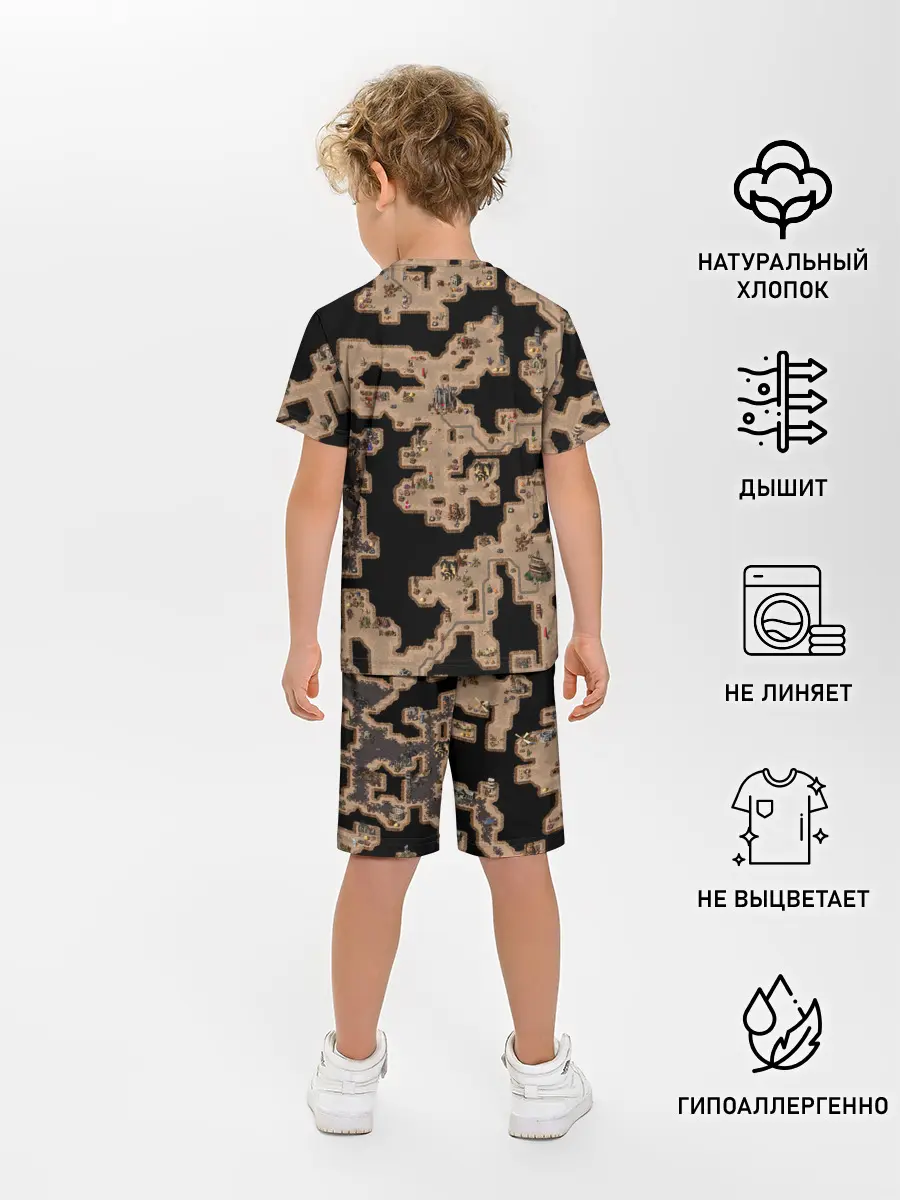 Детская пижама с шортами / Heroes III Dungeon Map