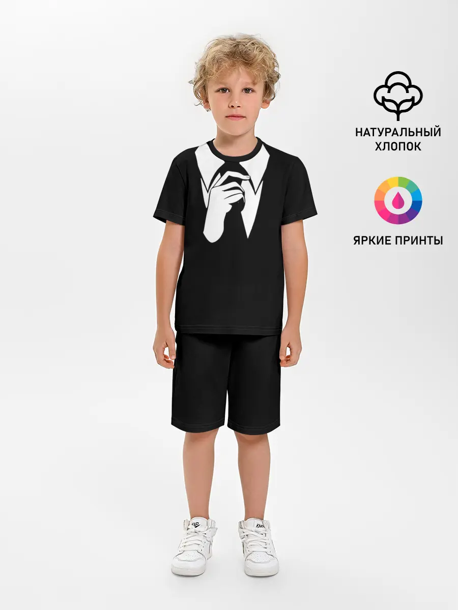 Детская пижама с шортами / Смокинг | Поправляю галстук