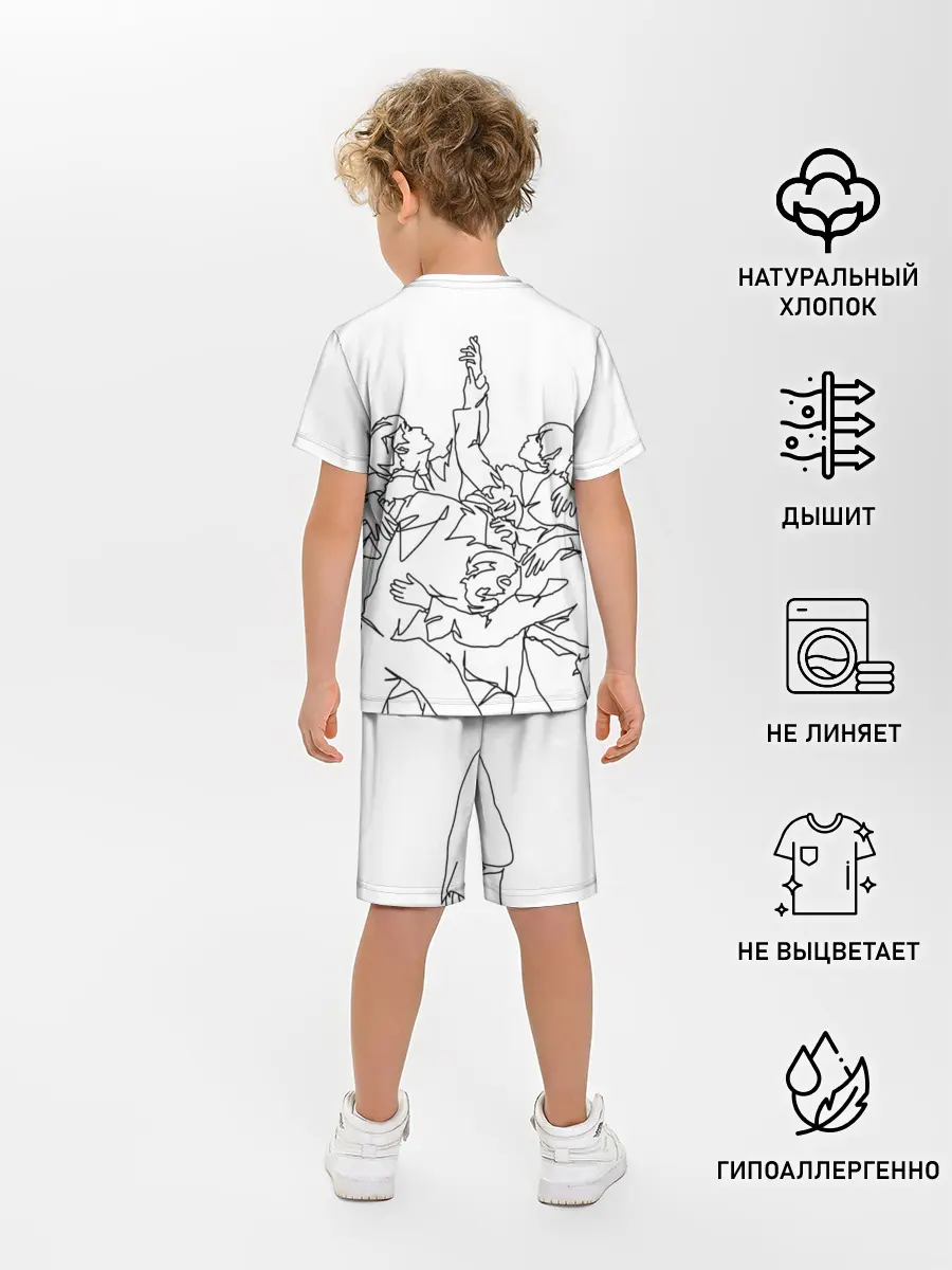 Детская пижама с шортами / BTS