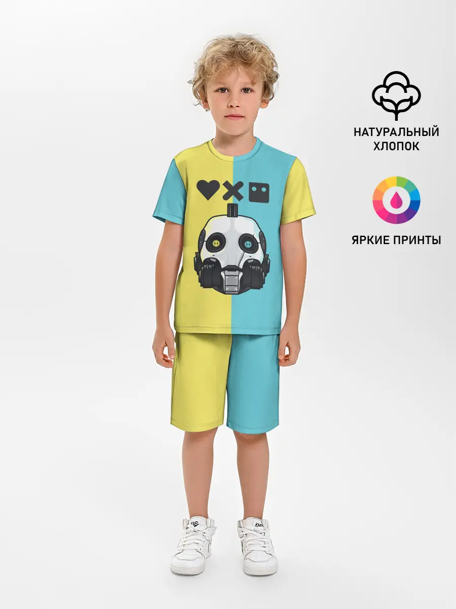 Детская пижама с шортами / XBOT 4000 | Love, Death and Robots