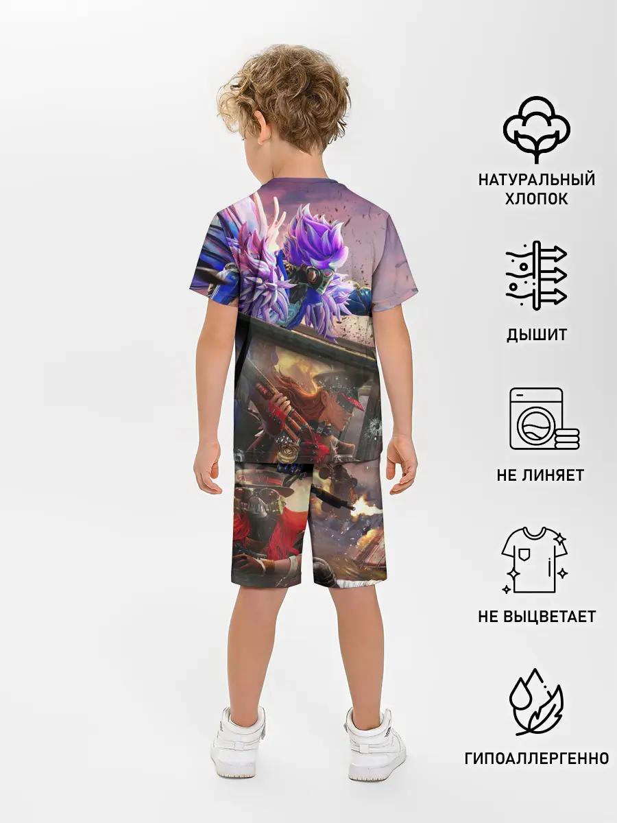 Детская пижама с шортами / PUBG