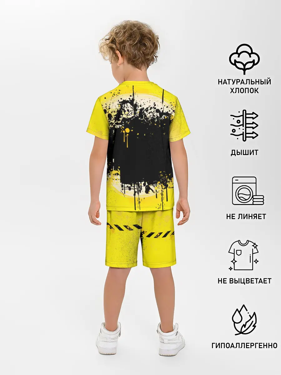 Детская пижама с шортами / Among Us