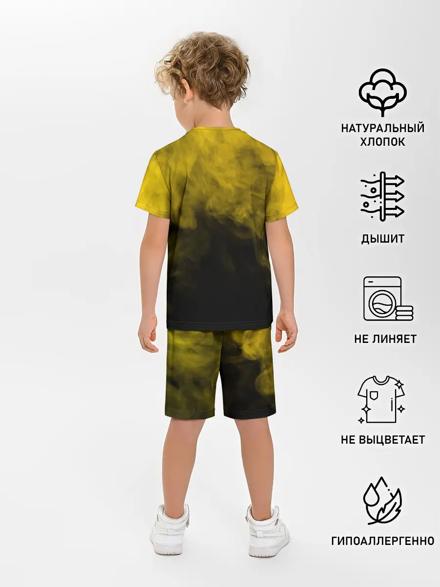 Детская пижама с шортами / FREEFIRE | YELLOW SMOKE