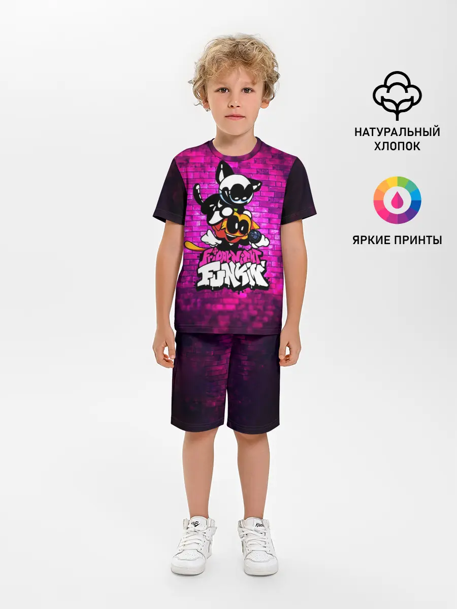 Детская пижама с шортами / Скид и Памп