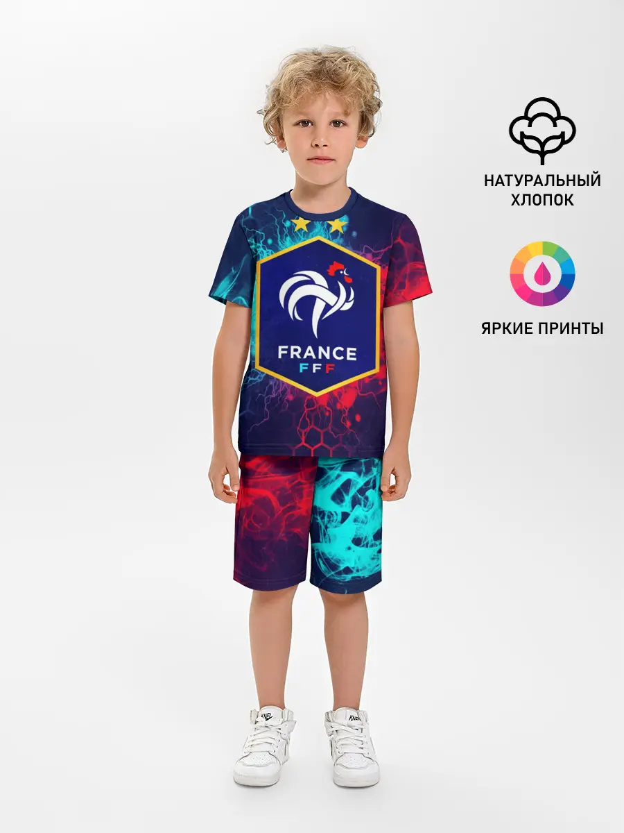 Детская пижама с шортами / Сборная Франции