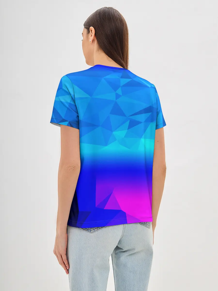 Женская базовая футболка / ABSTRACT NEON