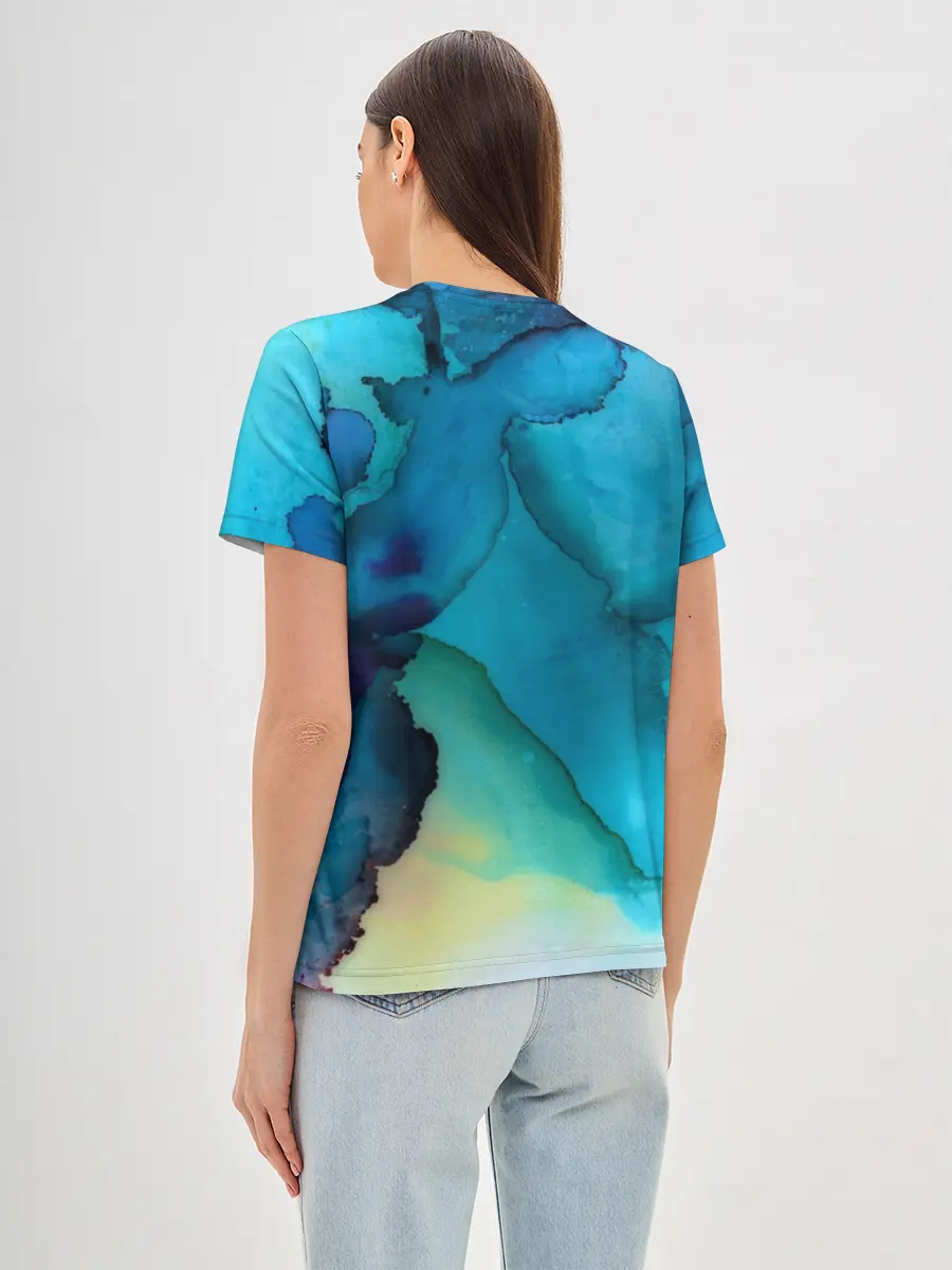 Женская базовая футболка / Акриловый