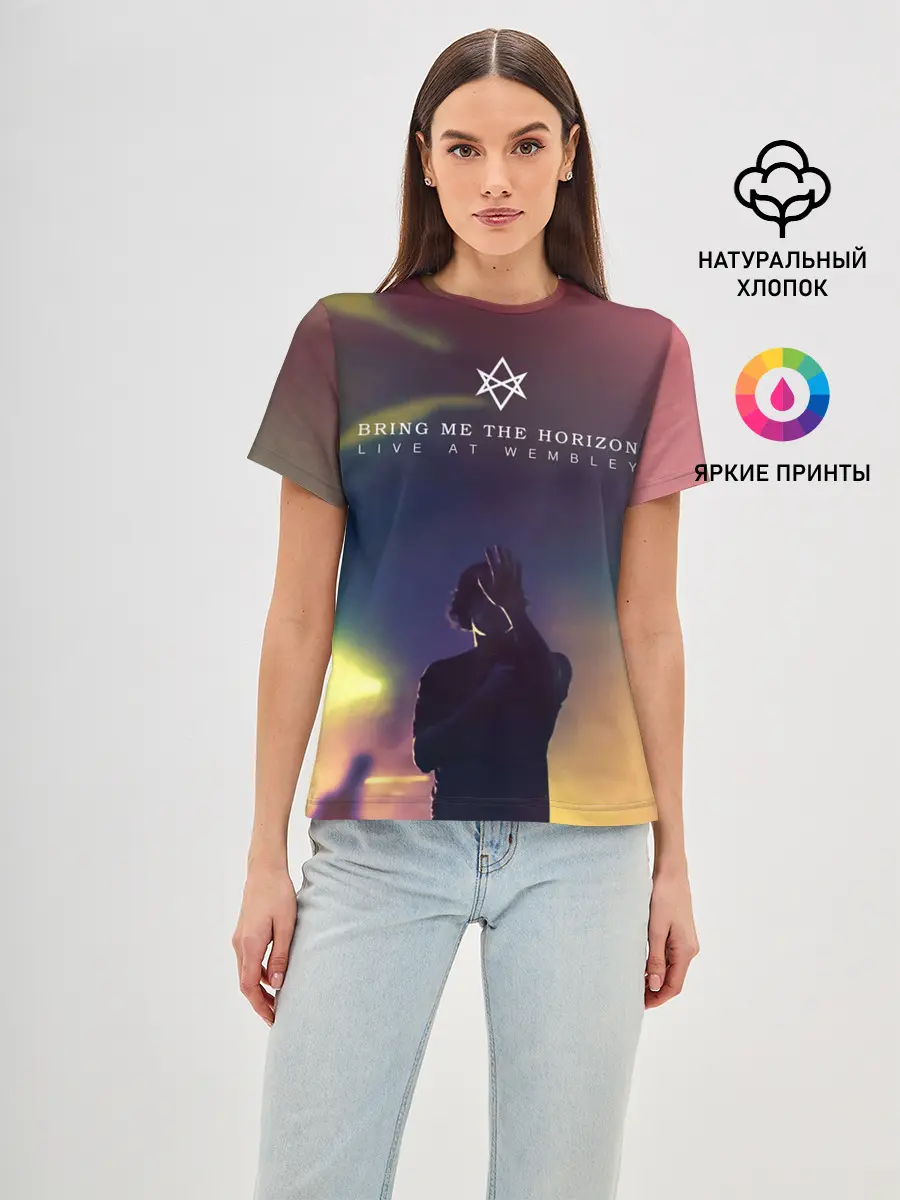 Женская базовая футболка / Live at Wembley BMTH