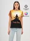 Женская базовая футболка / International Yoga Day