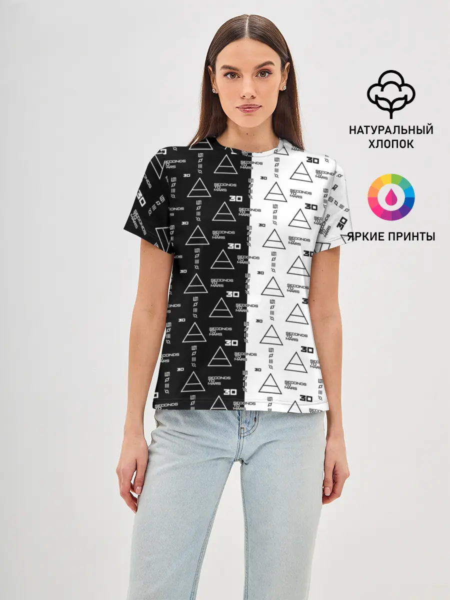 Женская базовая футболка / 30 Seconds to Mars