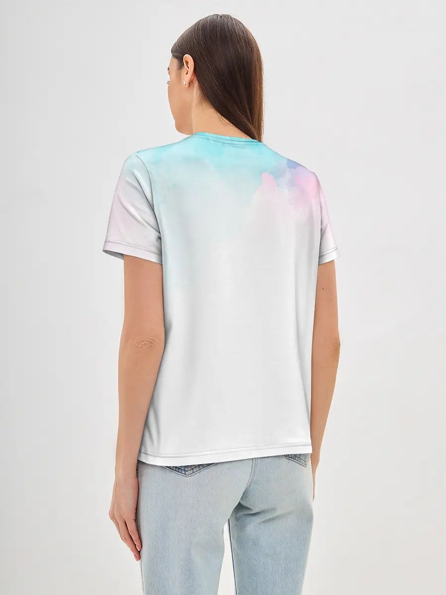 Женская базовая футболка / Re:Zero, Рам и Рем