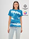 Женская базовая футболка / Волны