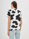 Женская базовая футболка / COW PRINT
