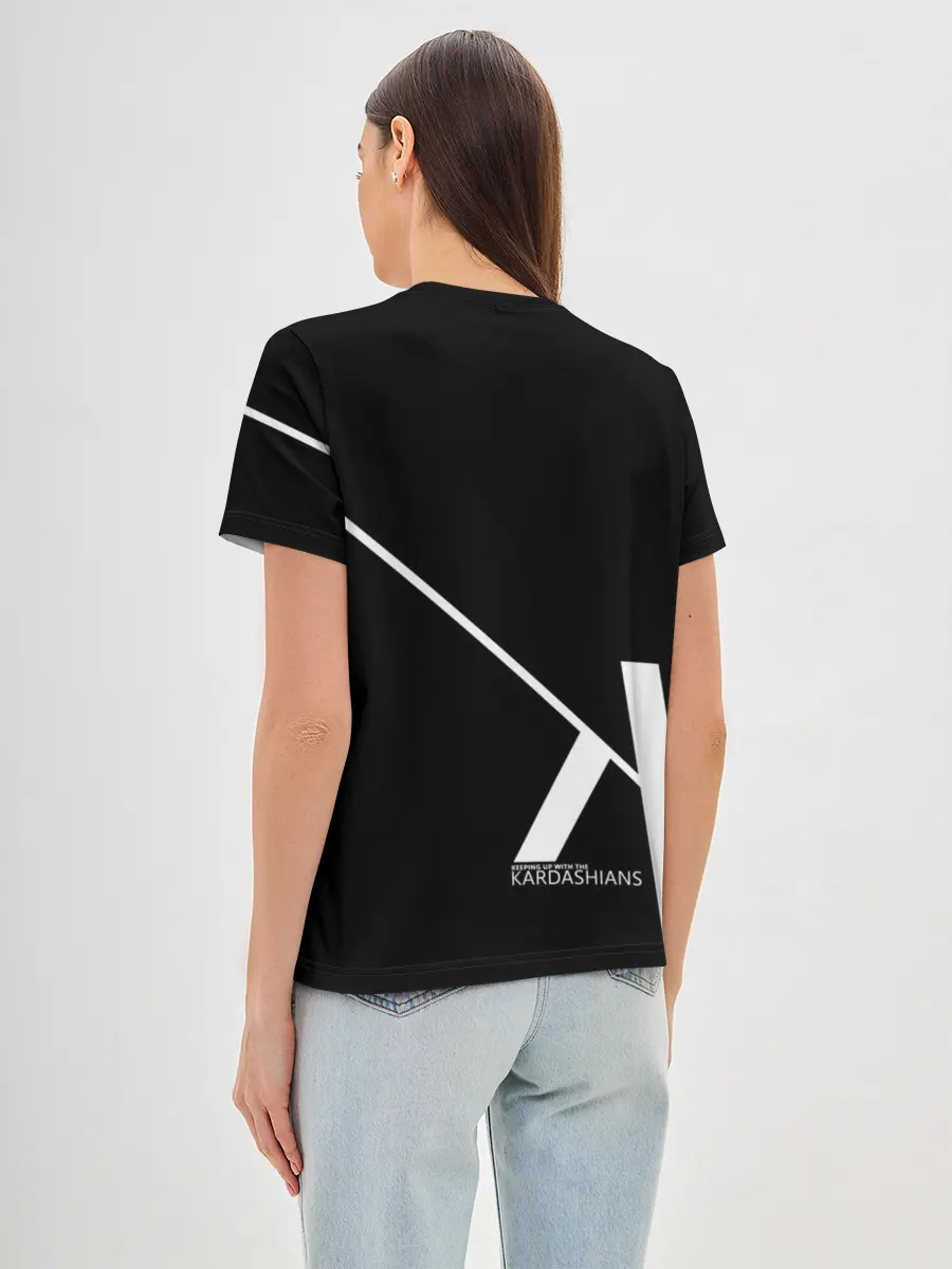 Женская базовая футболка / Ким Кардашьян