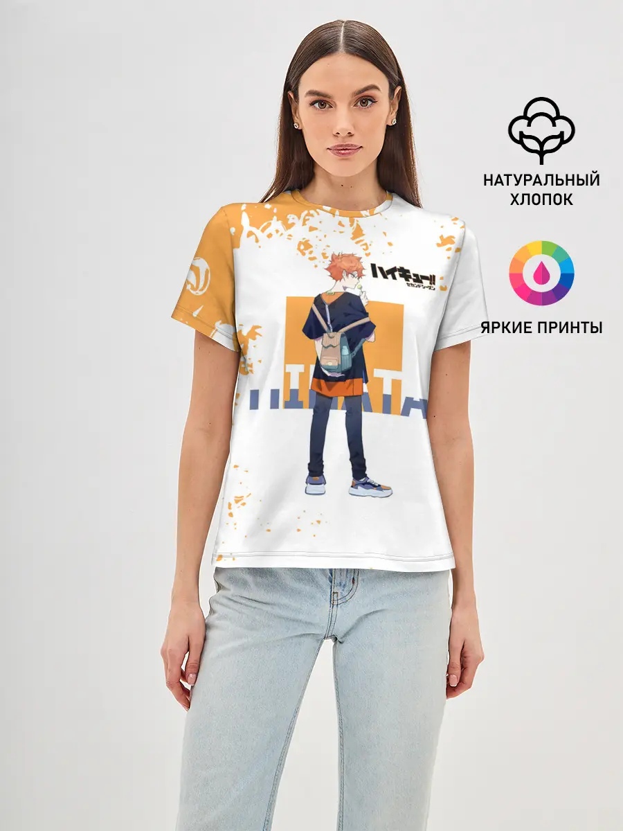 Женская базовая футболка / Кей Цукишима | Haikyuu!!