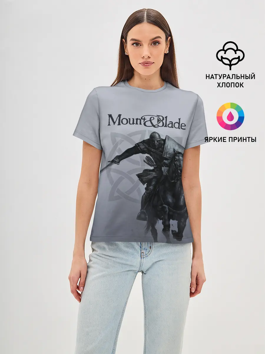Женская базовая футболка / Mount and Blade
