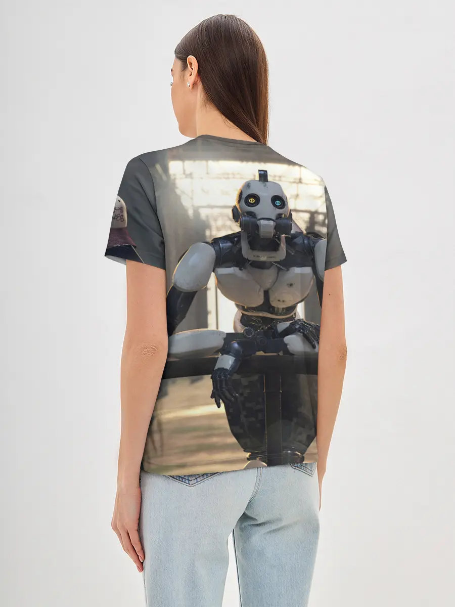 Женская базовая футболка / Любовь Смерть Роботы