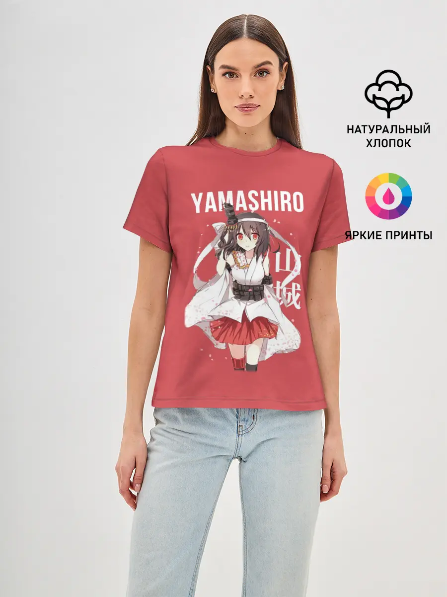 Женская базовая футболка / Аниме Yamashiro / Ямаширо