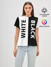 Женская базовая футболка / BLACK & WHITE