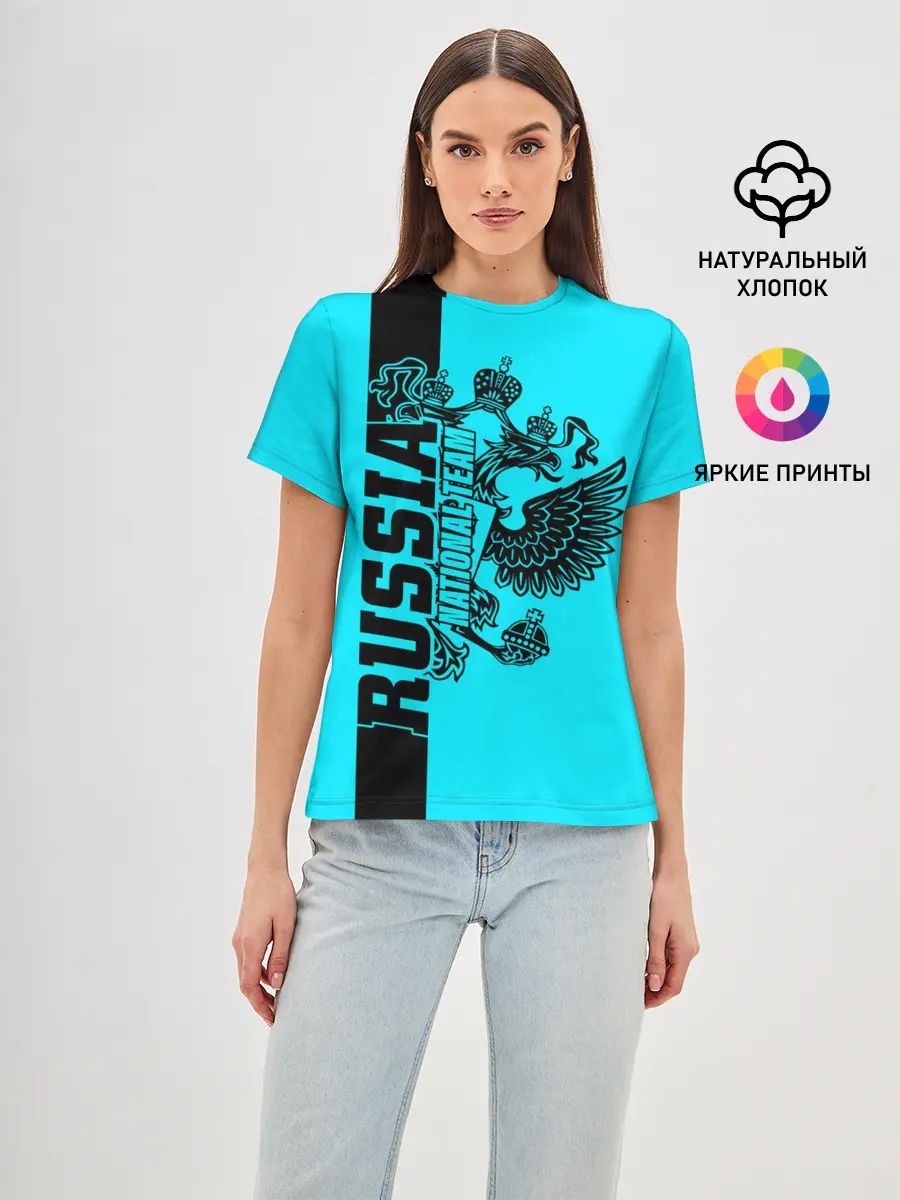Женская базовая футболка / Russia national team