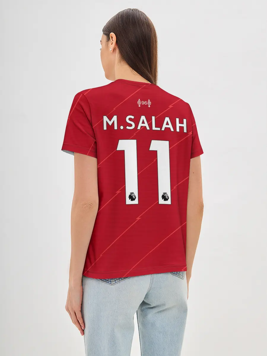 Женская базовая футболка / Салах Ливерпуль форма 2021/22