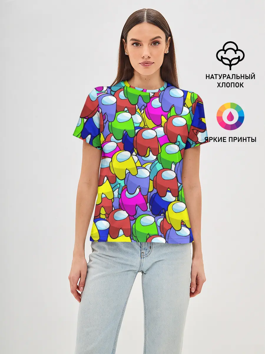 Женская базовая футболка / AMONG US