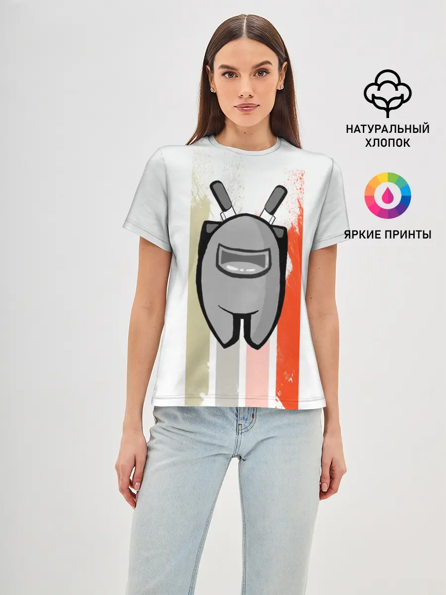 Женская базовая футболка / Among Us