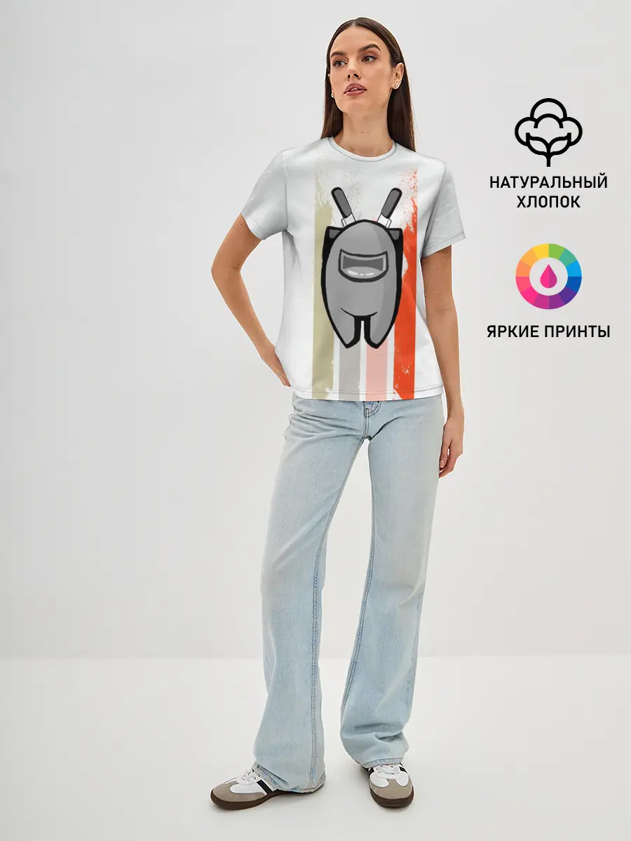 Женская базовая футболка / Among Us