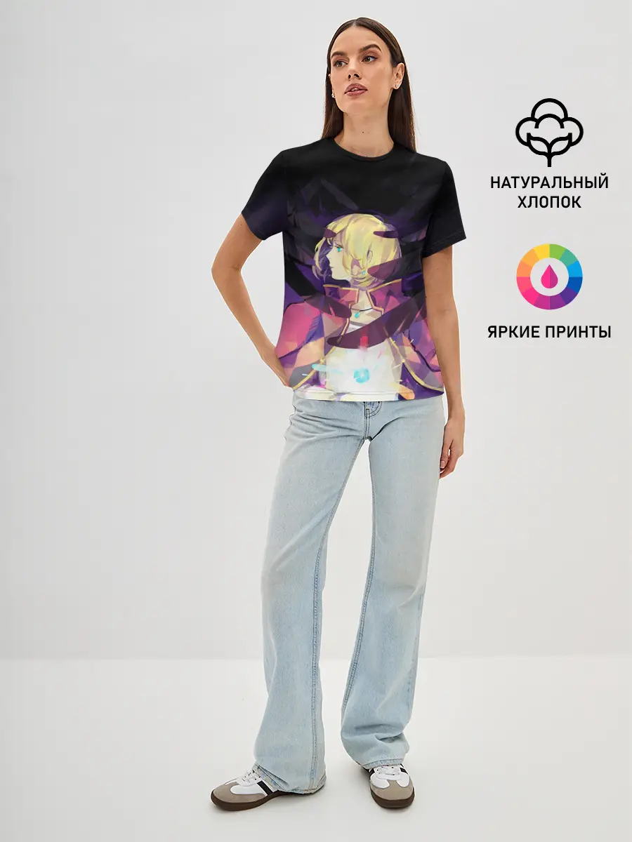 Женская базовая футболка / Крылья Хаула