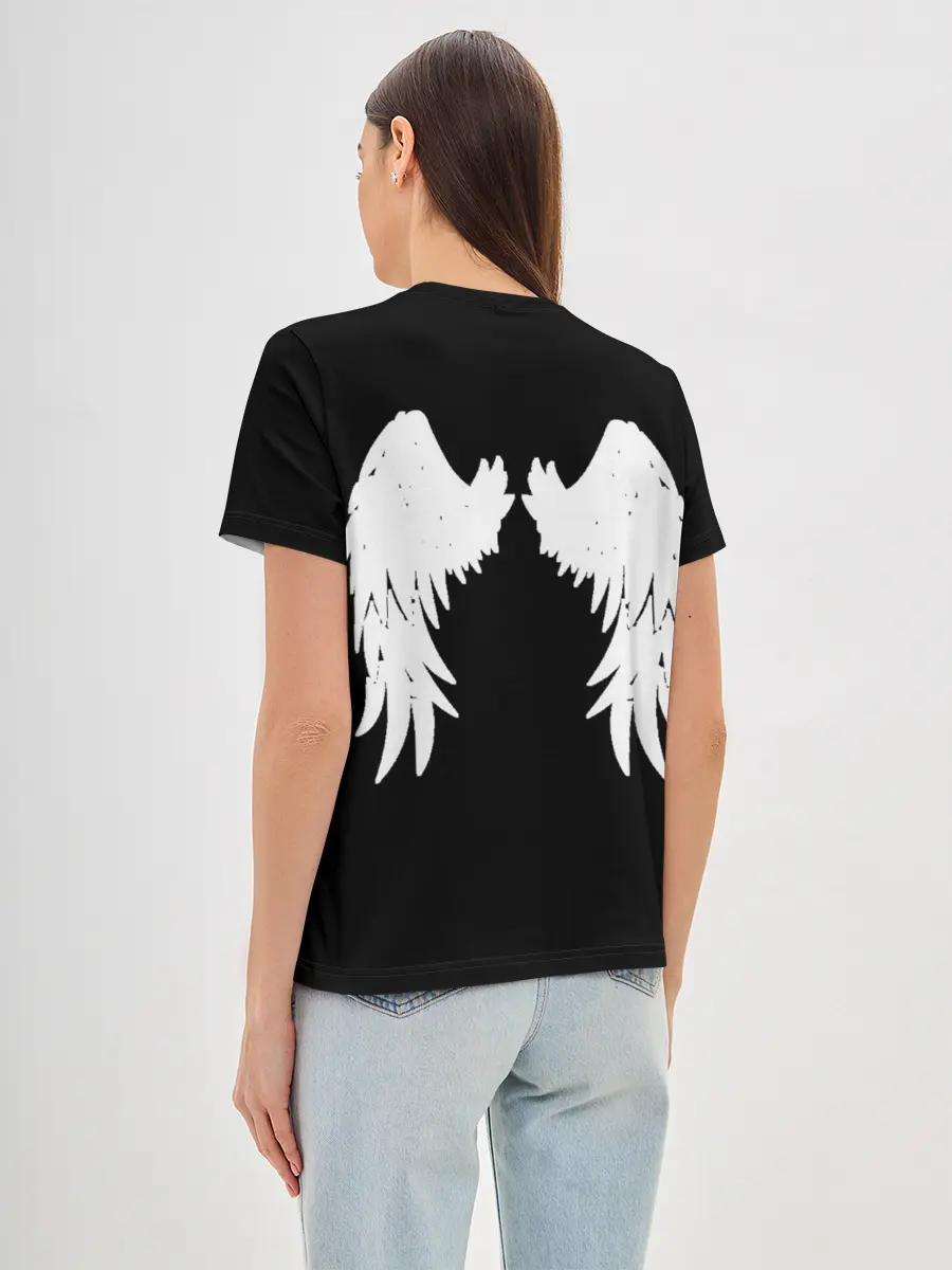 Женская базовая футболка / GOOD OMENS | БЛАГИЕ ЗНАМЕНИЯ